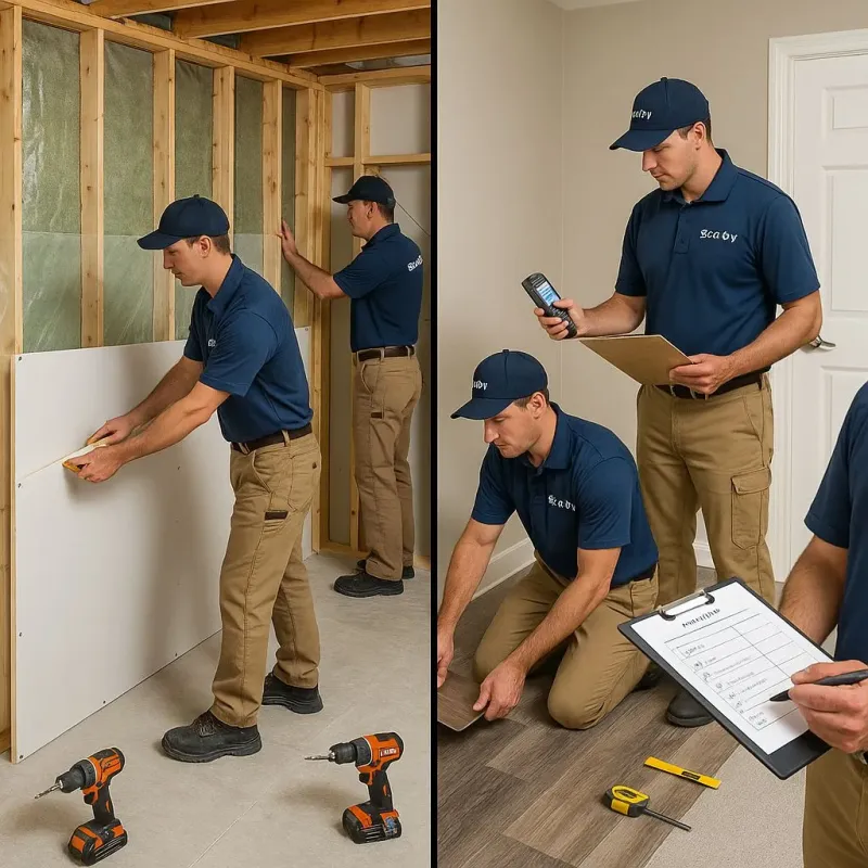 Repairs and Reconstruction process in Bostonia, CA